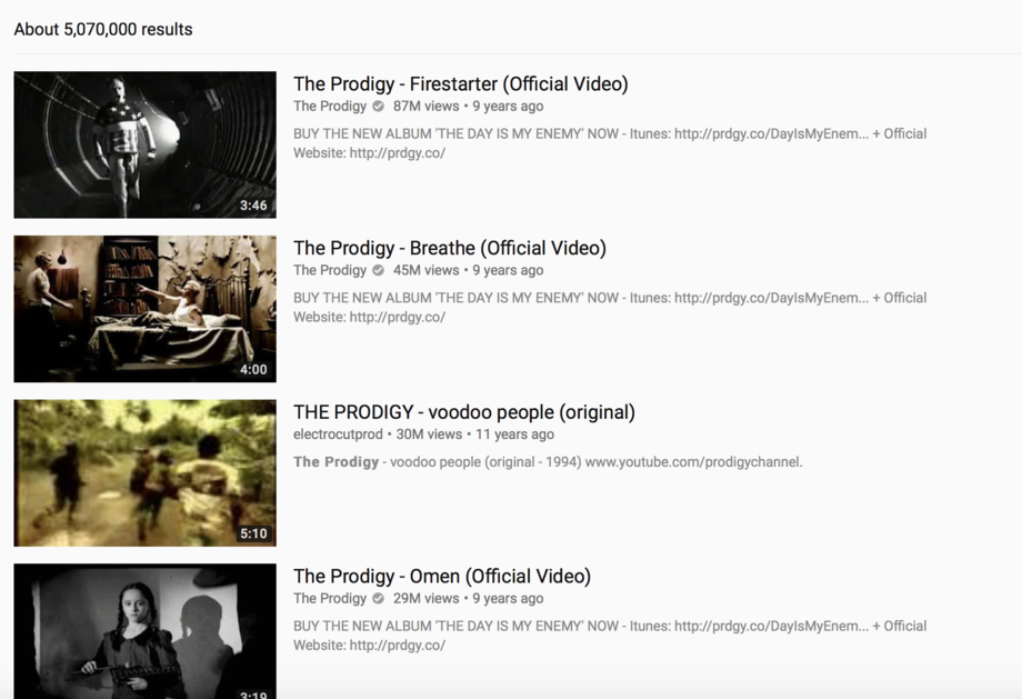 Материал кампании: The Prodigy